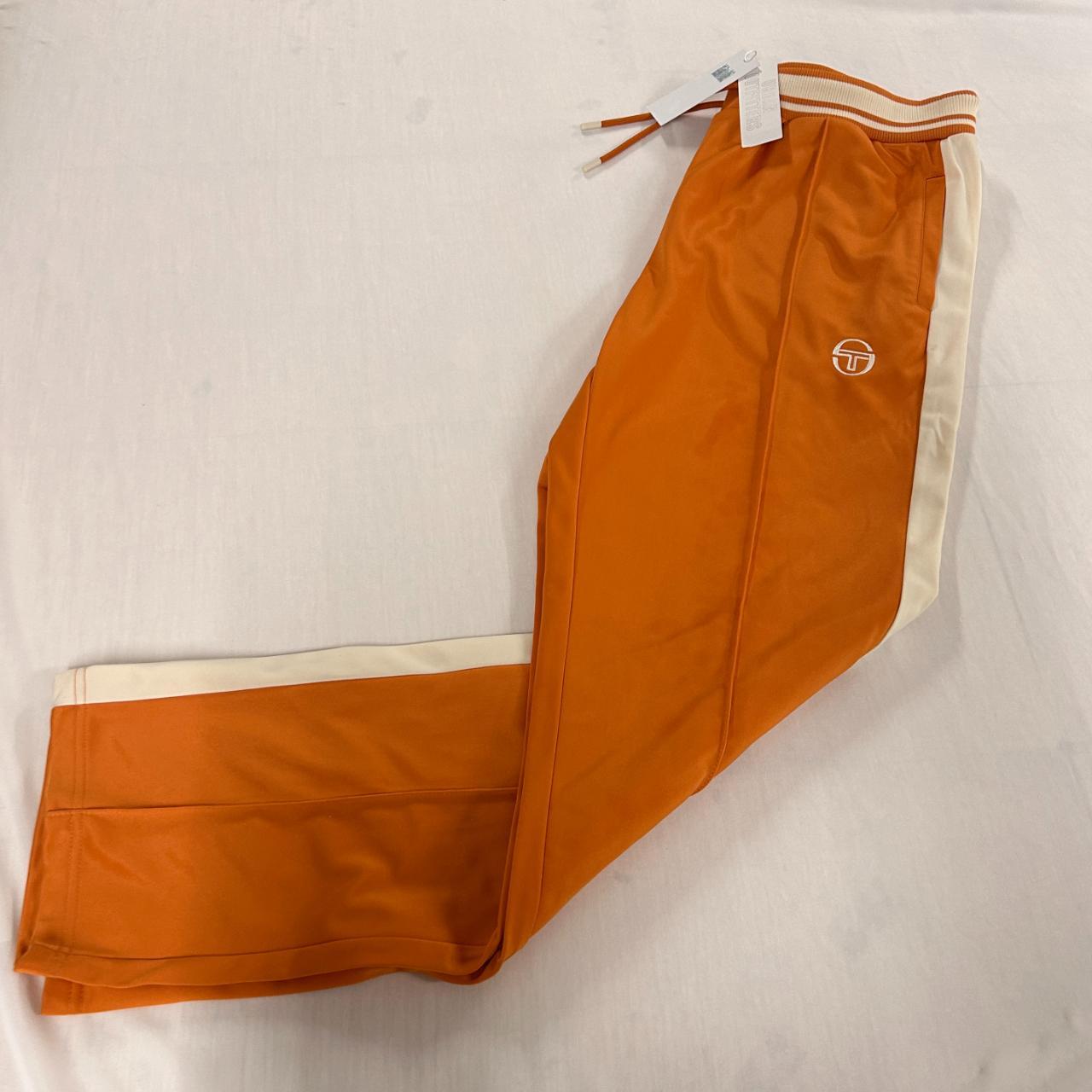 Sergio Tacchini Orange Tracksuit Bottoms Brand New... Depop