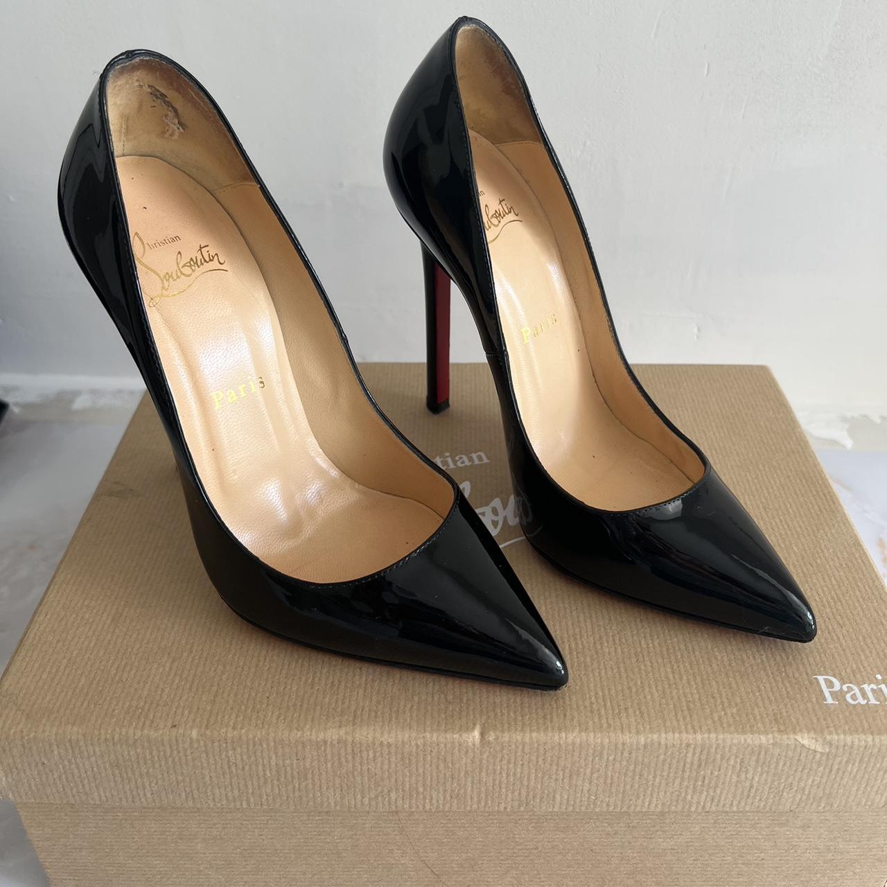 Christian Louboutin PIGALLE PATENT CALF 12cm Heel. Depop