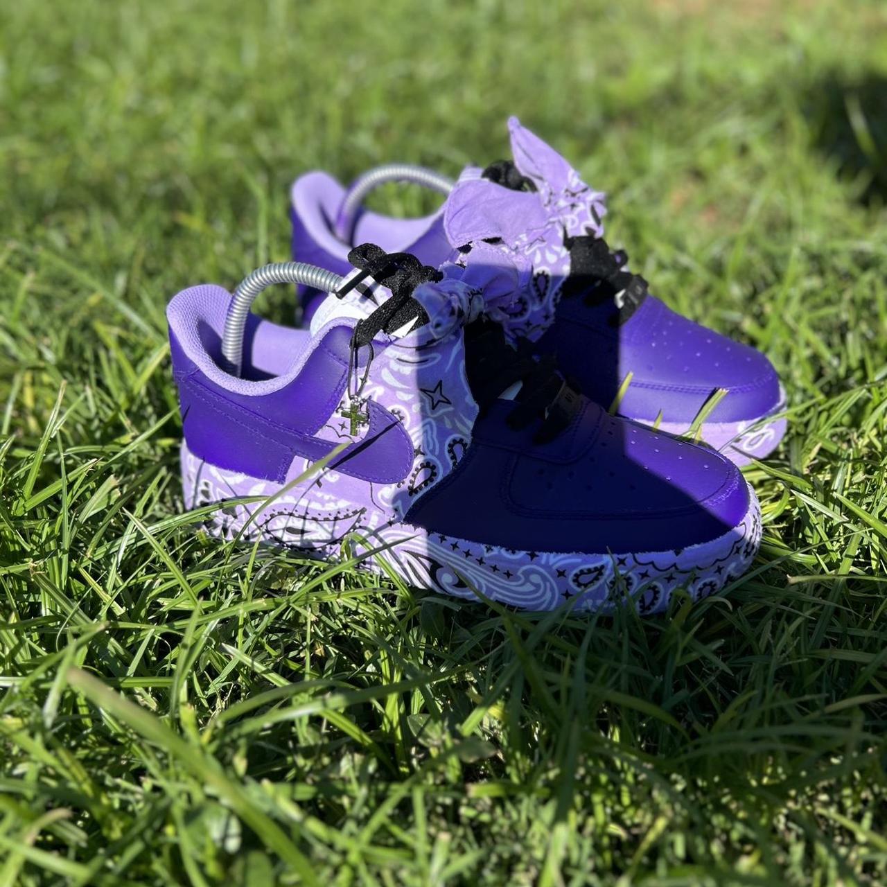 Custom bandana print air force ones!! Can be made in | Depop