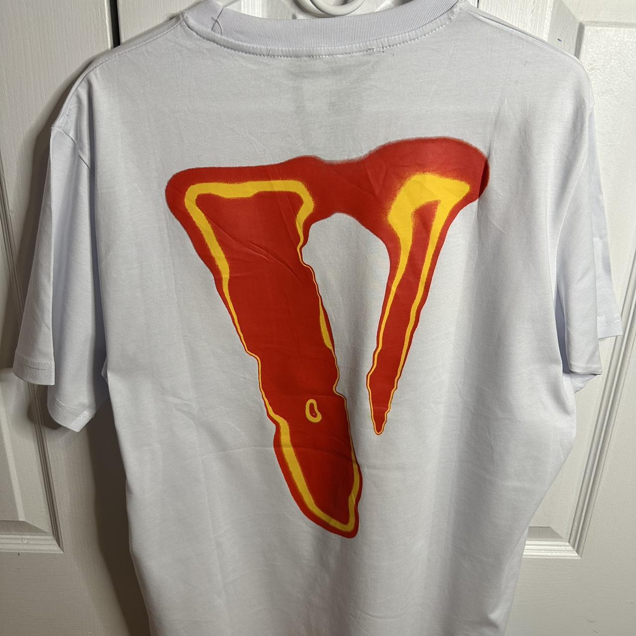 Palm Angels x Vlone t-shirt. Worn once. Perfect - Depop