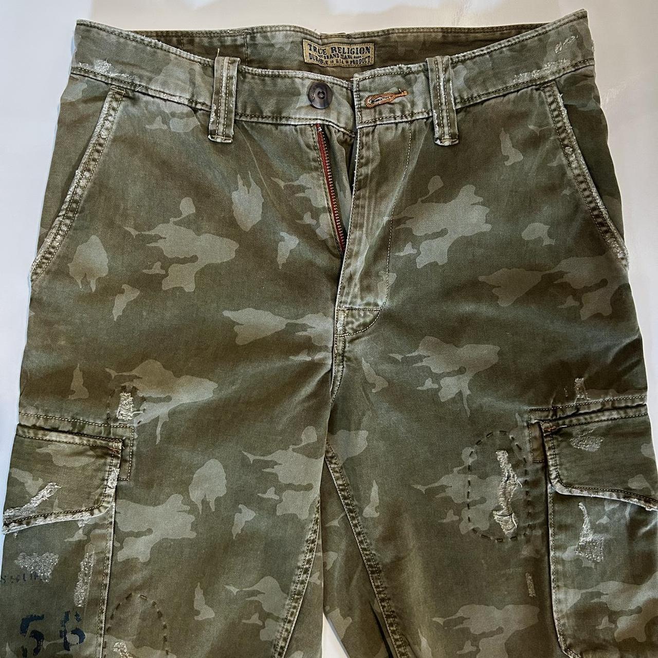 Men’s True Religion Cargo Camouflage Shorts. Size... - Depop