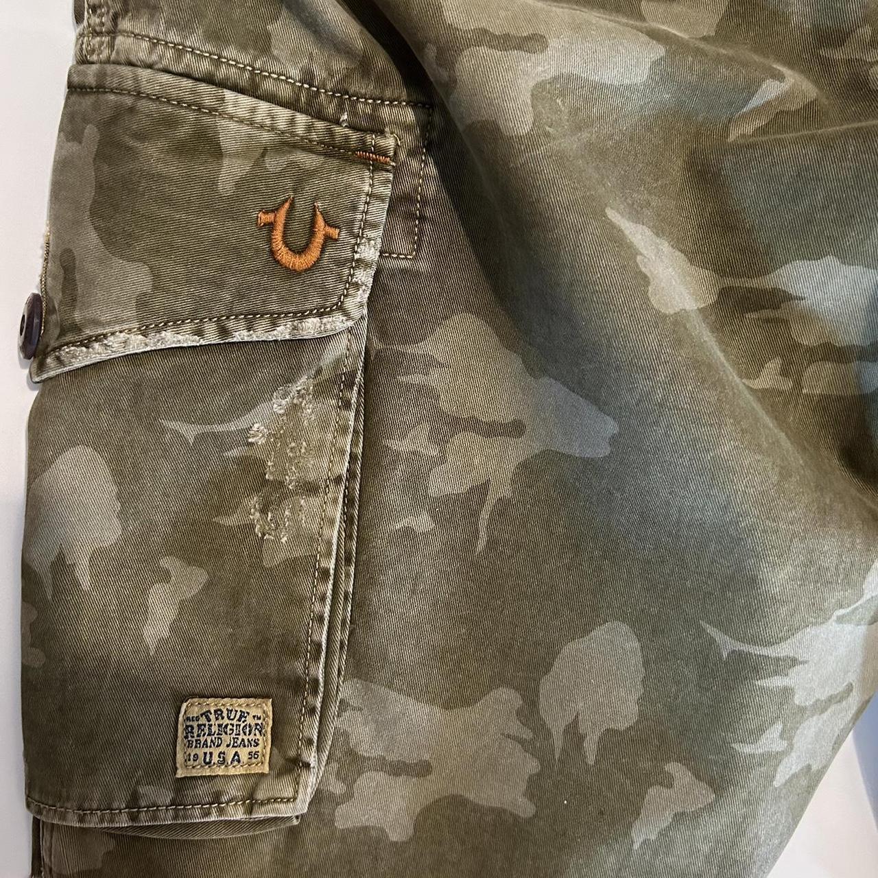 Men’s True Religion Cargo Camouflage Shorts. Size... Depop