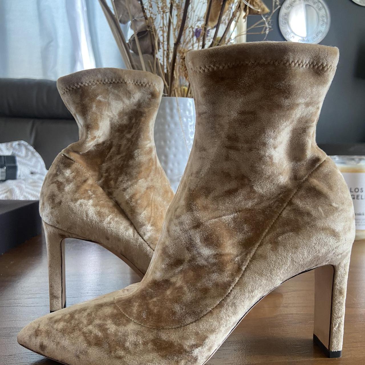 Jimmy choo velvet boots best sale