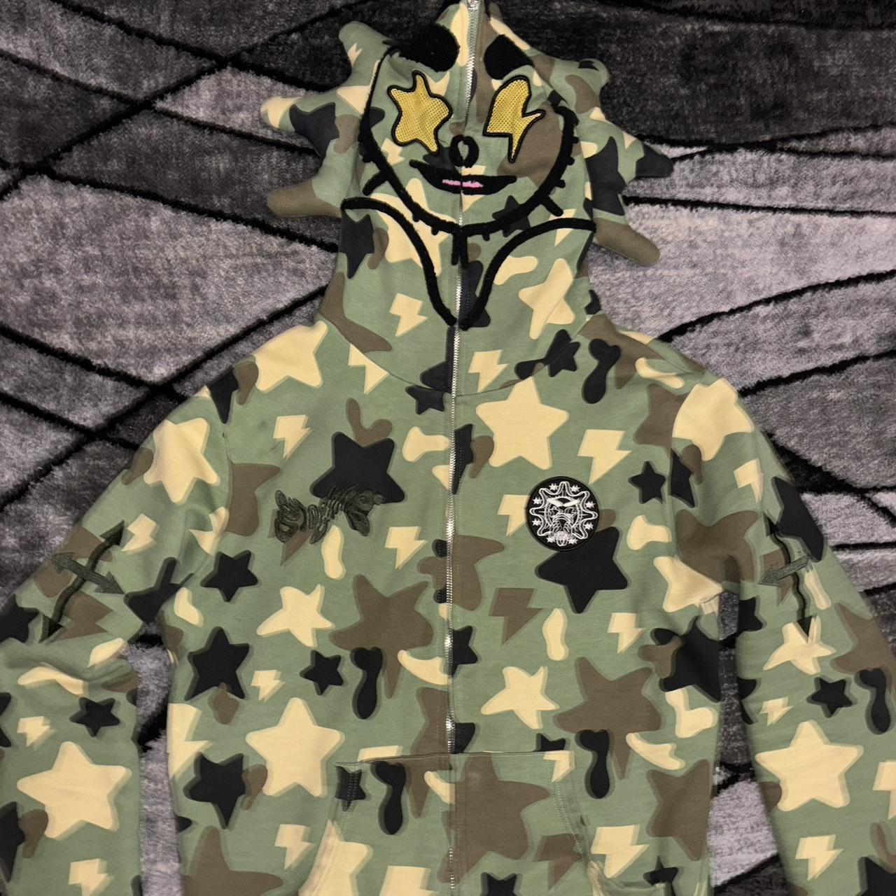 GLOGANG FULL ZIP CAMO HOODIE