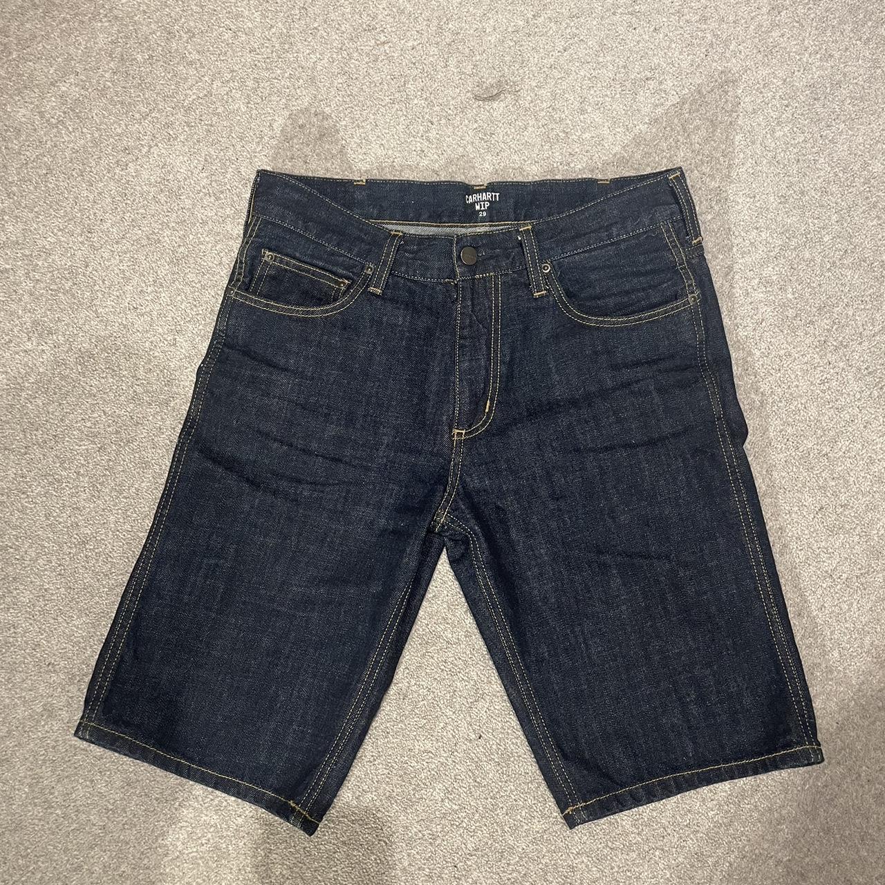 Dark Wash Carhartt WIP Jorts Brand New Just Without Depop dark-wash-carhartt-wip-jorts-brand-new-just-without-depop