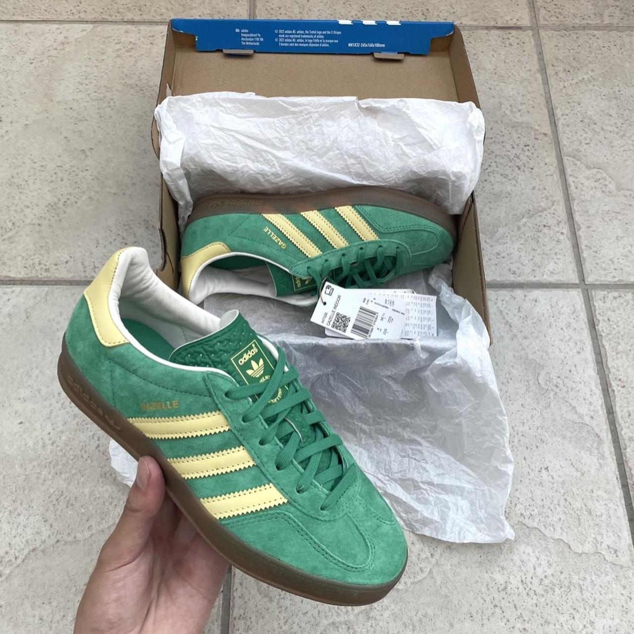 Adidas Gazelle Green Yellow UK6