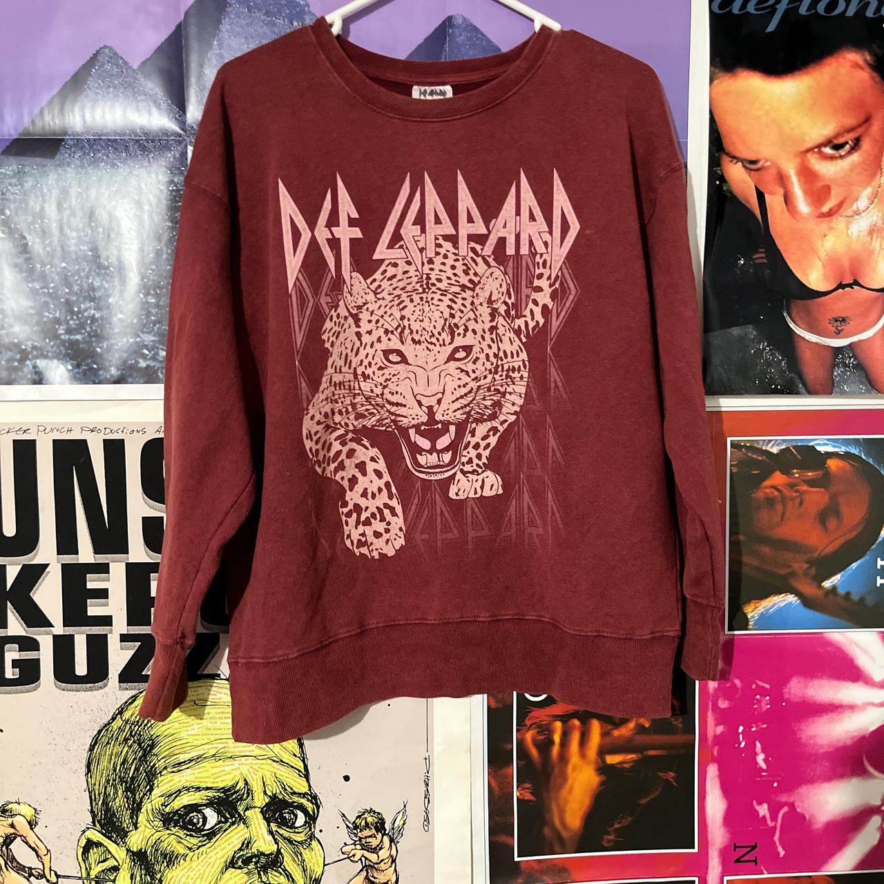 Def leppard sweatshirt red sale