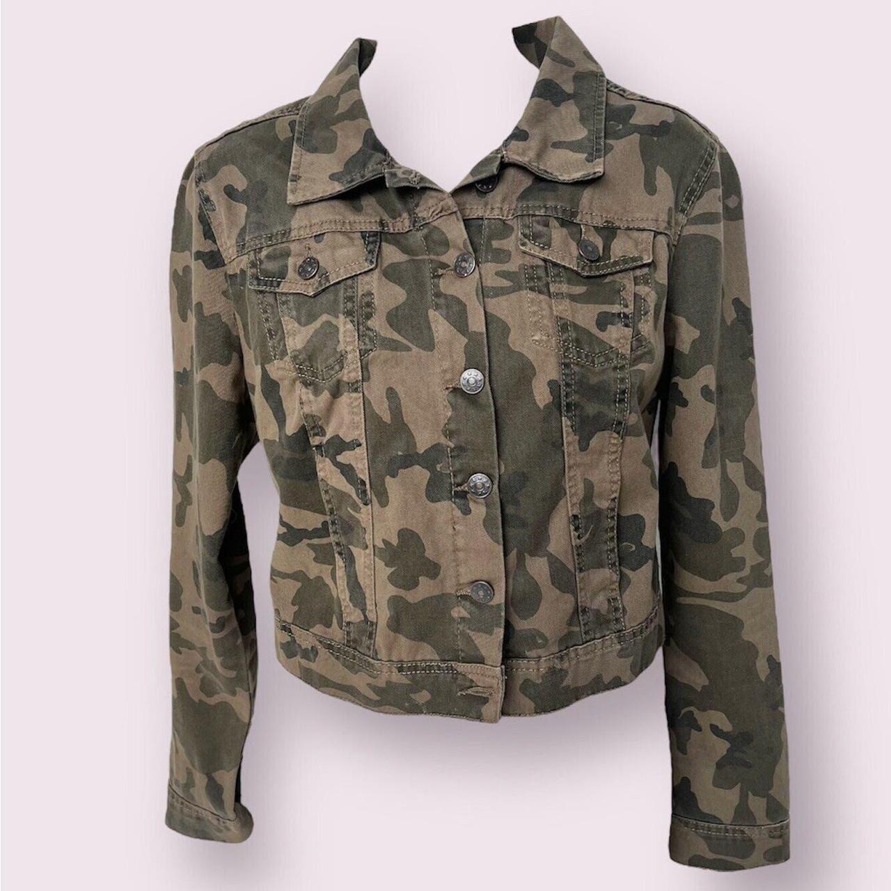 Military print outlet jacket women's