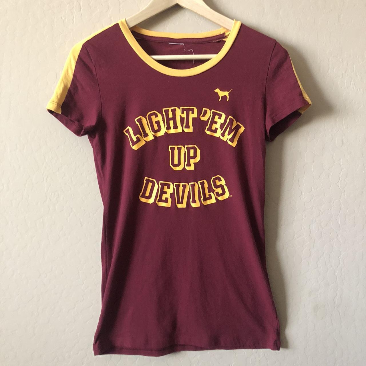 ASU shirt by Pink Measurements Chest 15in Length... Depop