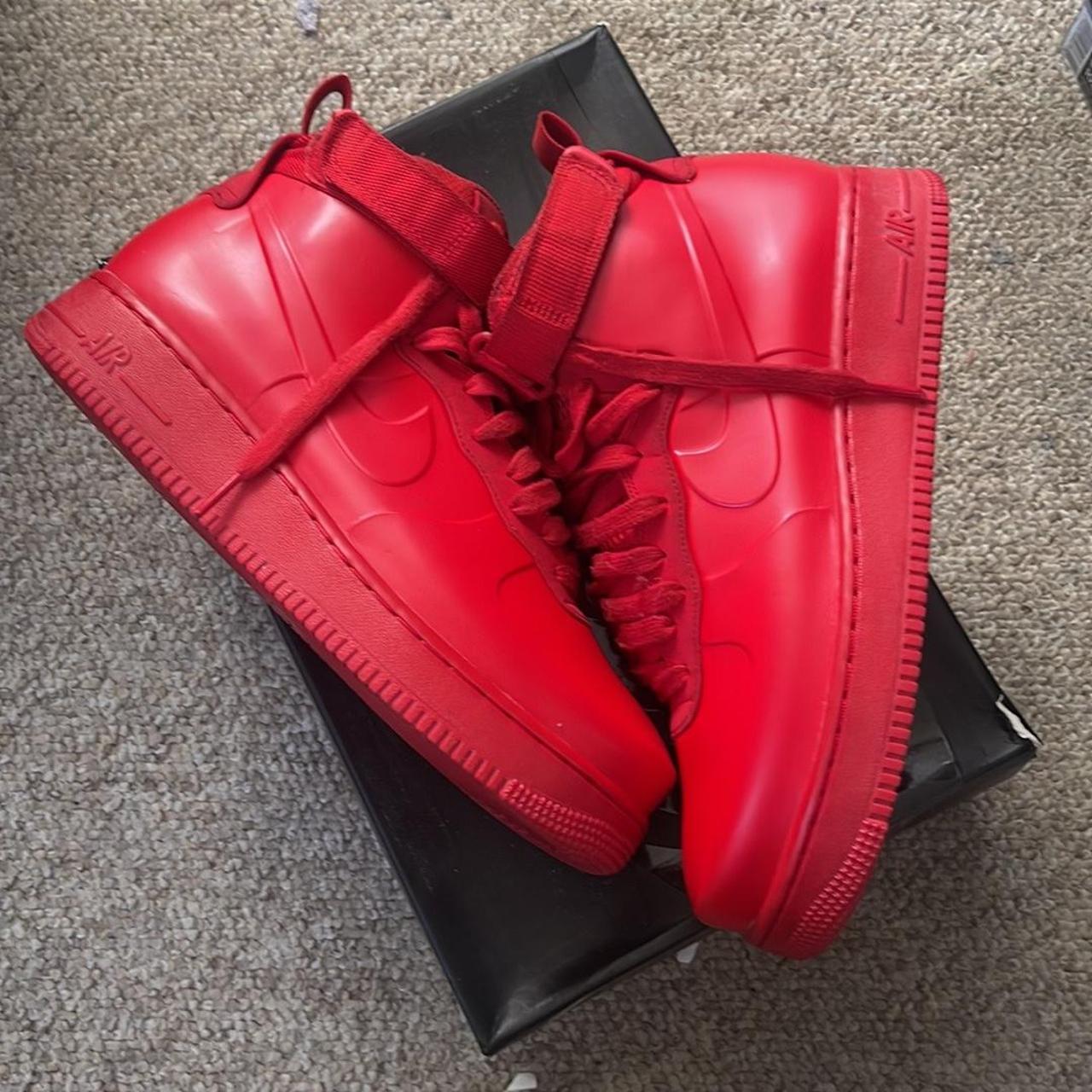 Af1 foamposite red best sale