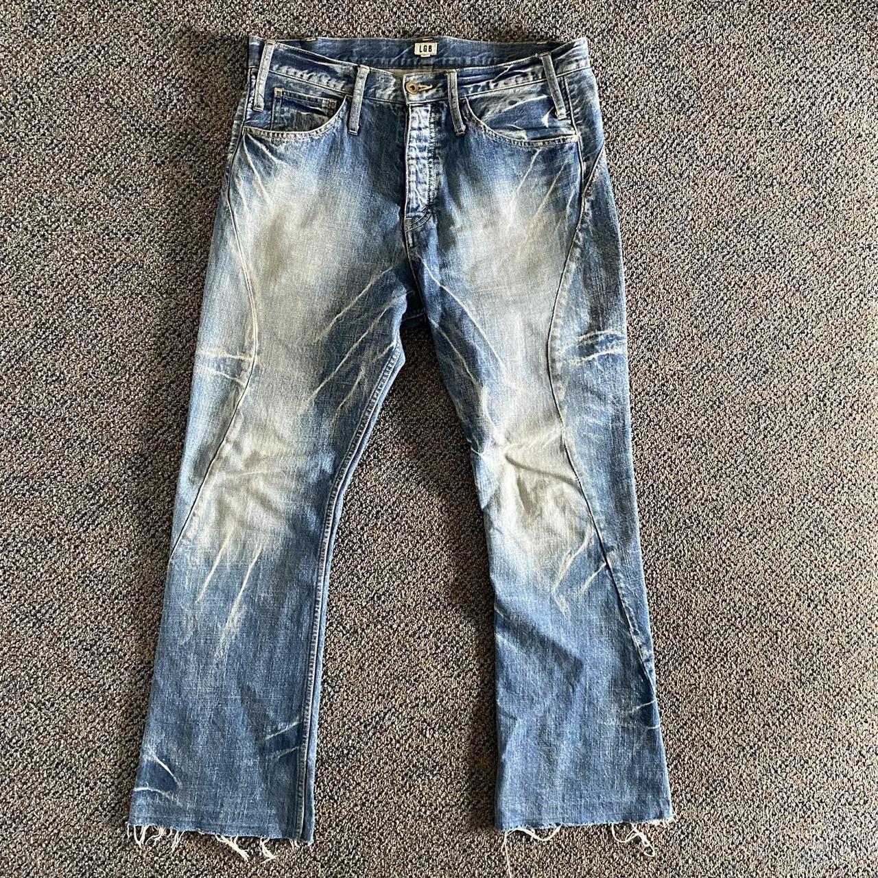 L.G.B - Lazy Wolf Denim Jeans Stunning Fading and - Depop
