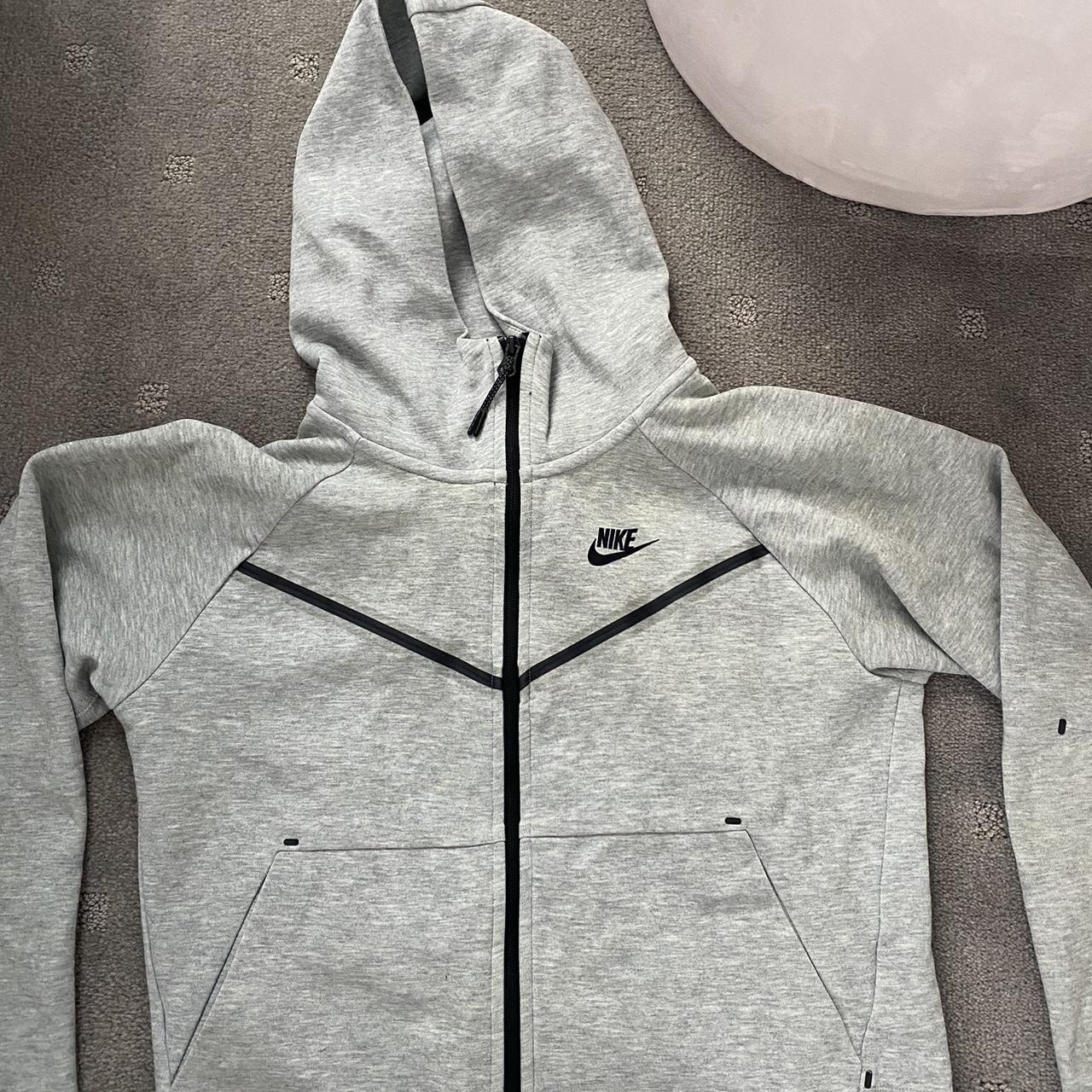 nike grey tech fleece sweatshirt