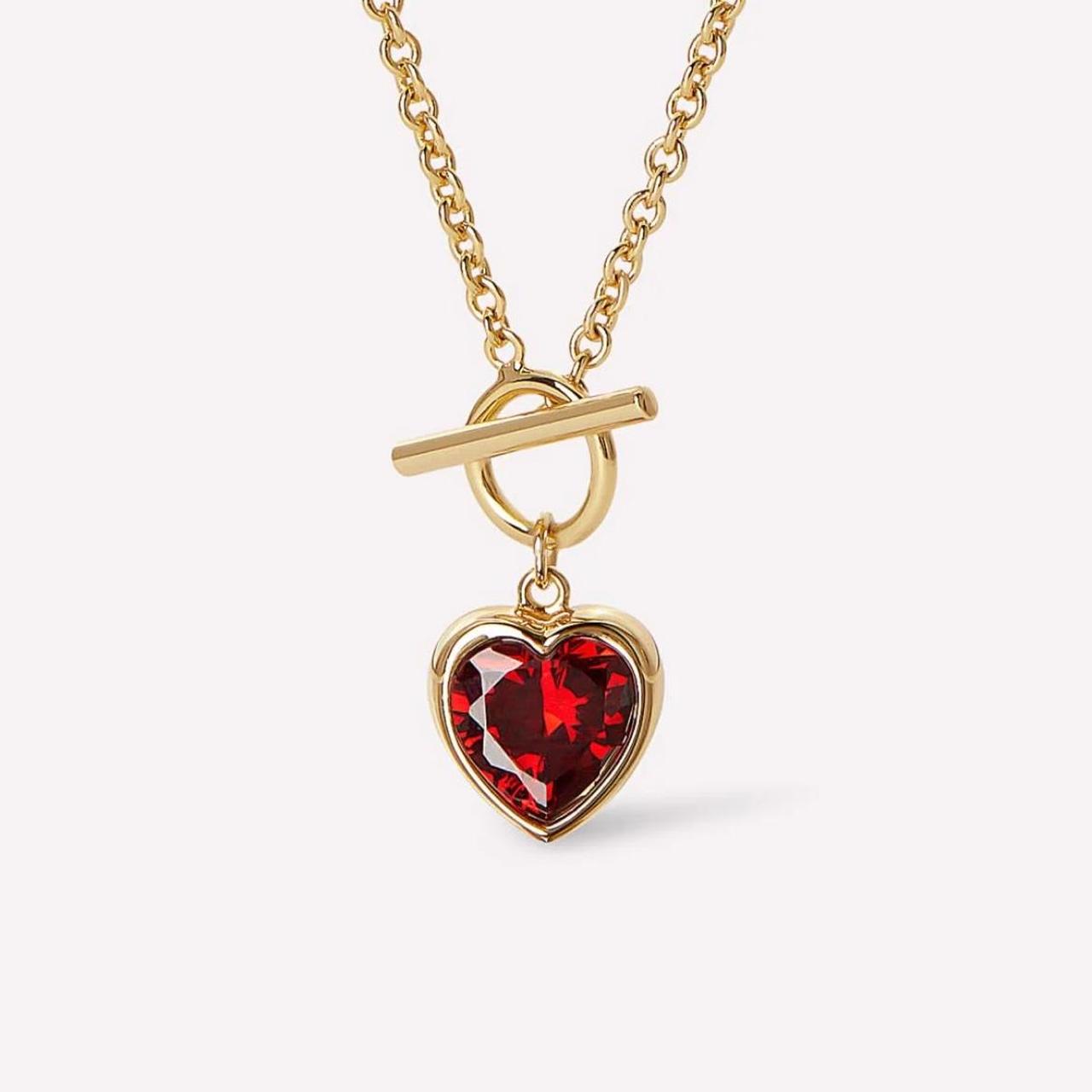 Puffed Heart Necklace - Lev, Ana Luisa