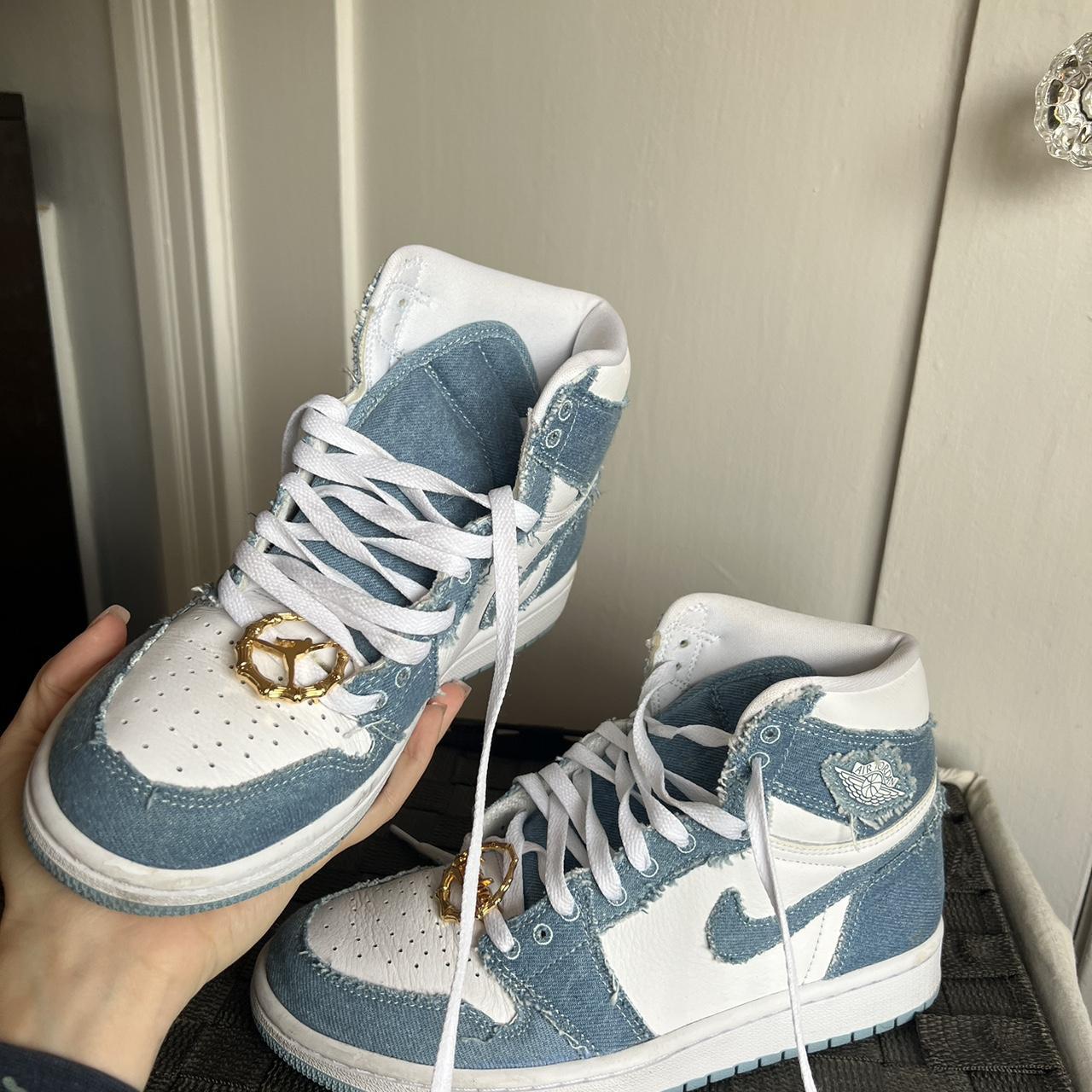 Wmns Air Jordan 1 Retro High OG 'Denim' Worn once,... - Depop