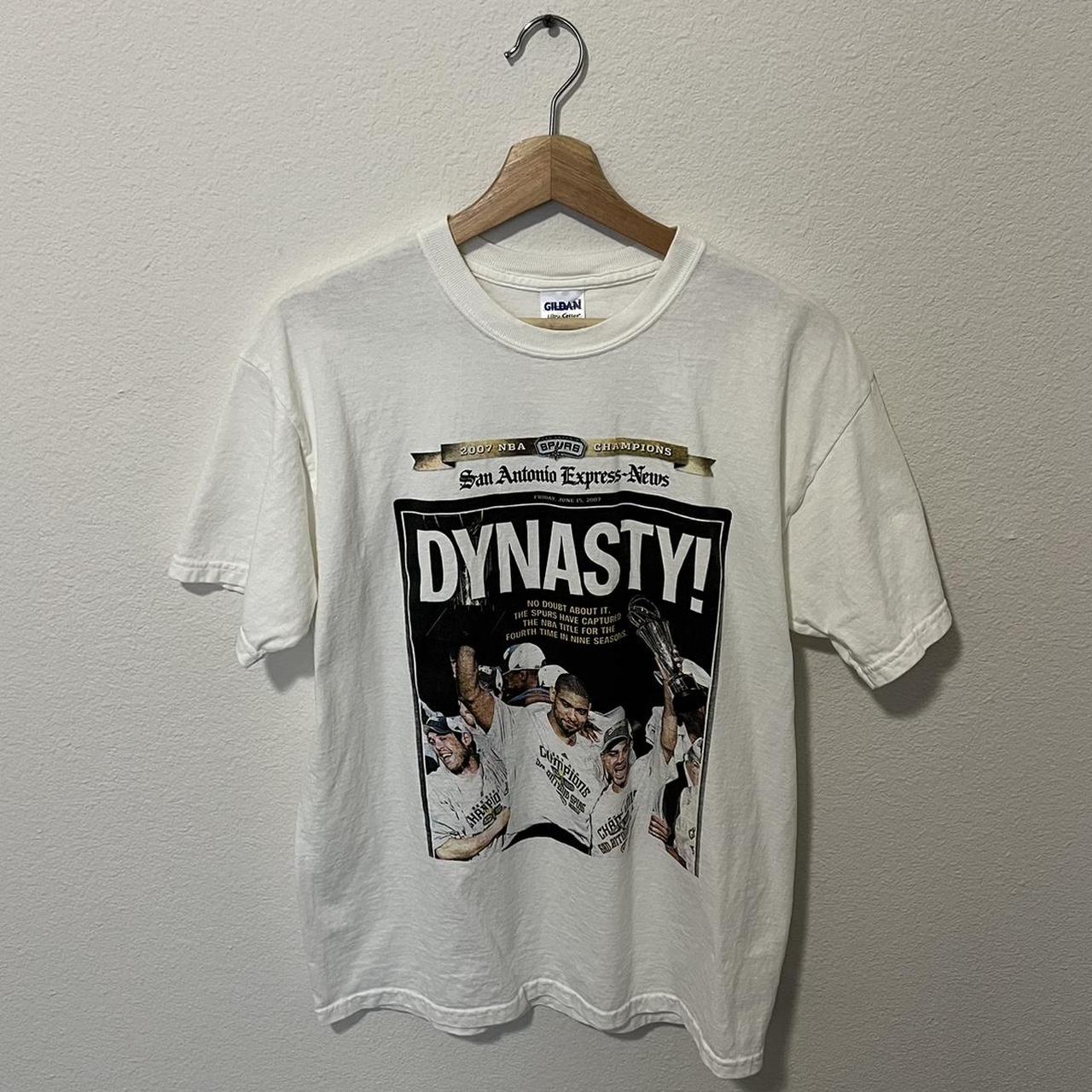 Vintage San Antonio Spurs Dynasty Champions... - Depop