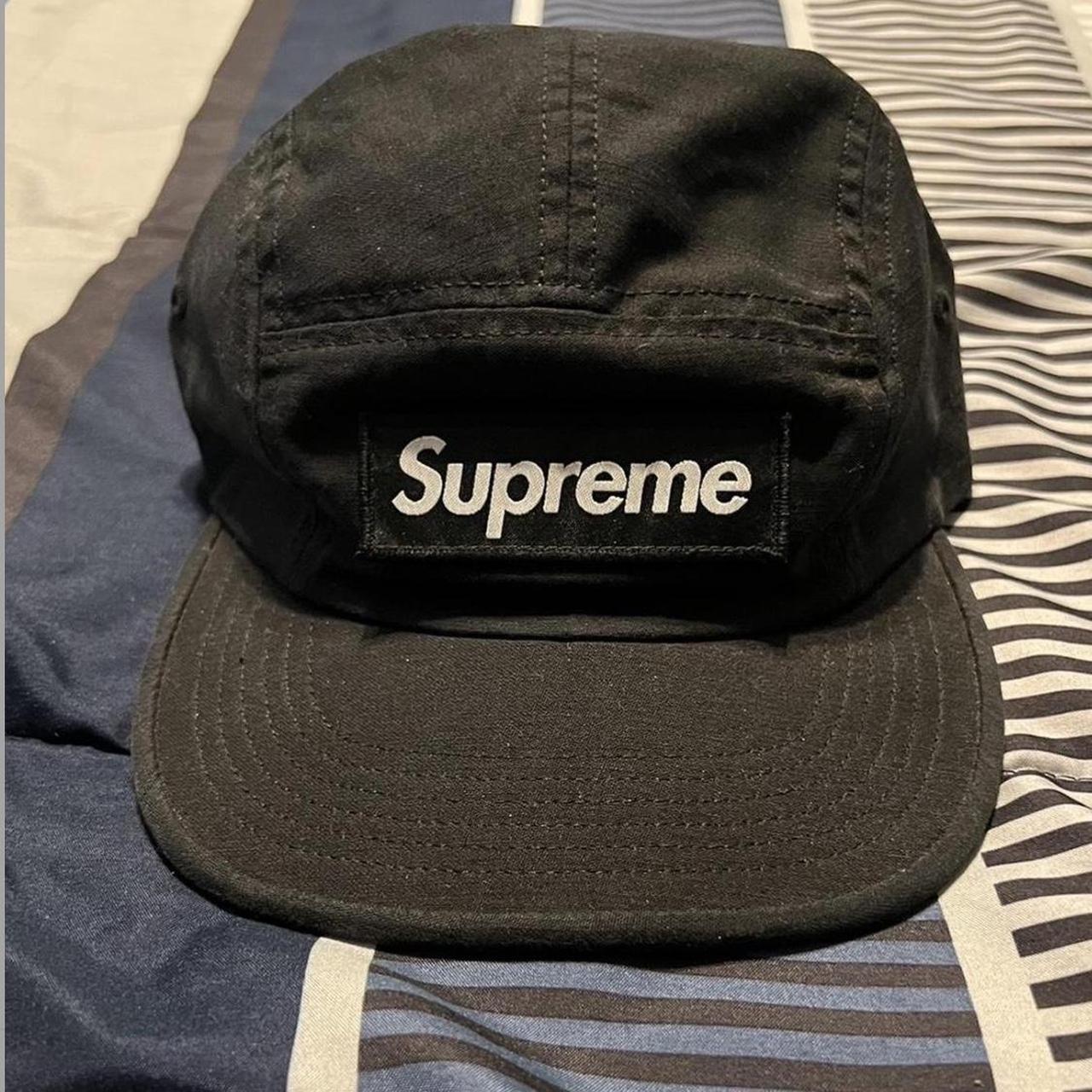 Supreme Monogram Denim 6 Panel Black Hat FW21*NEW* for Sale in Lower  Gwynedd Township, PA - OfferUp