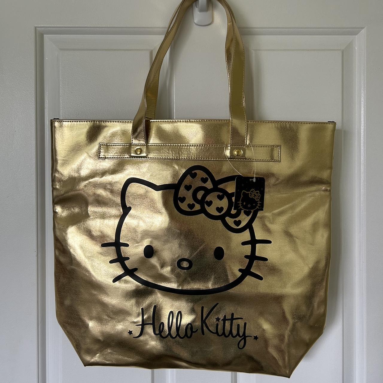 Hello Kitty Gold Bag 3Piece Set Sanrio Official All... Depop