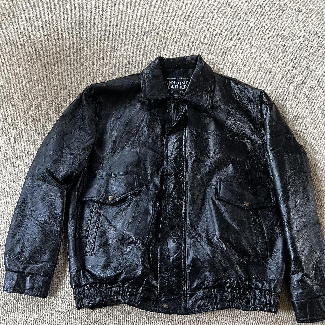 Napoline leather outfitters genuine leather outlet jacket