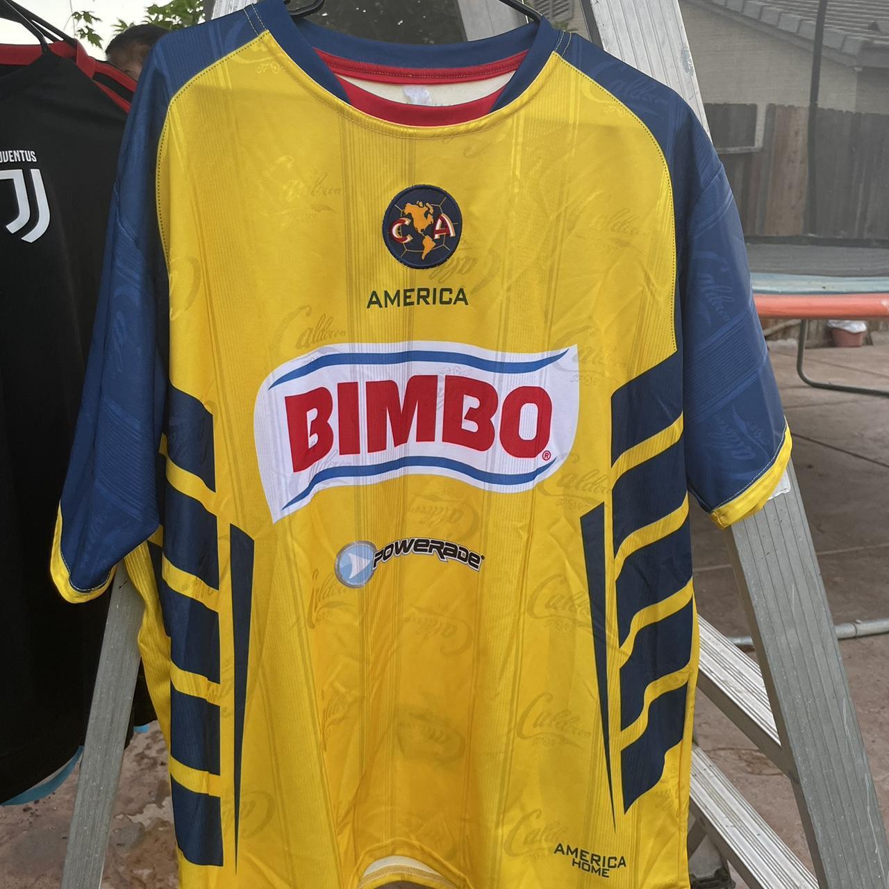 Club America Home football shirt 2011. Sponsored by Bimbo