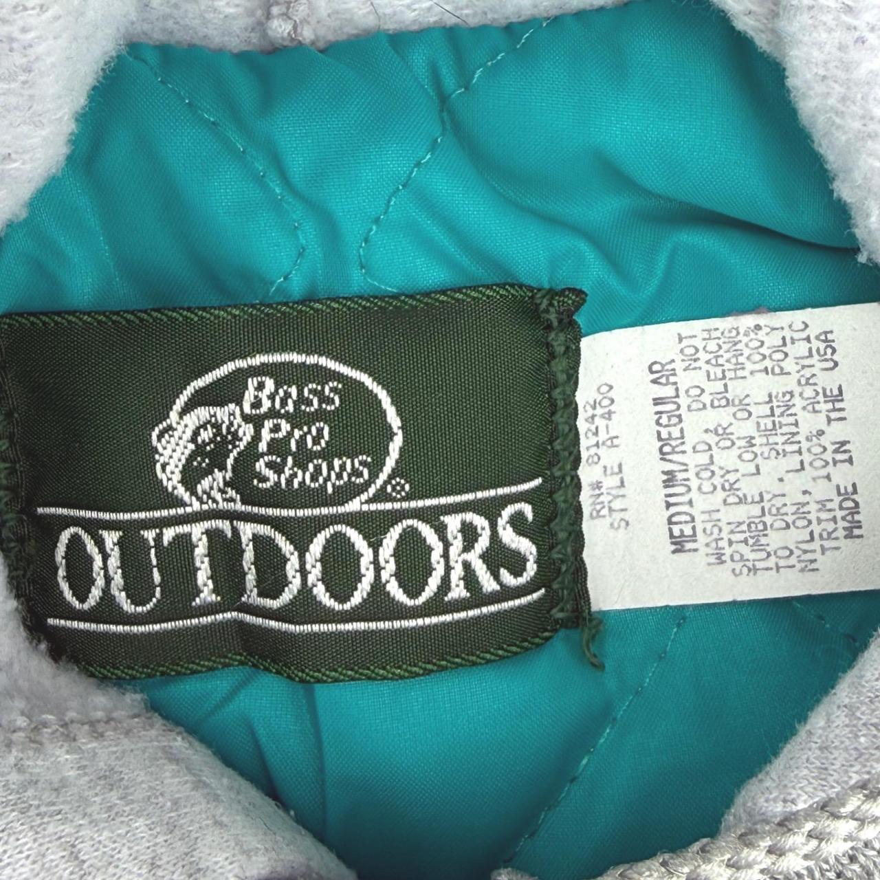 Preloved Men's Bomber Jacket - Blue/Grey - M – Vi… - image 2