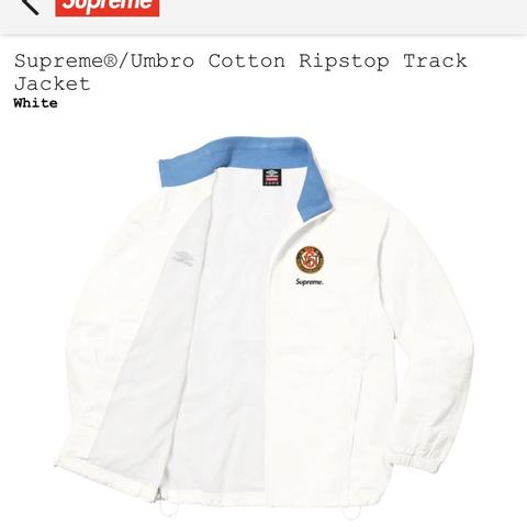 🐬Supreme Umbro Track Jacket Size XXL🔵 Super tuff... - Depop