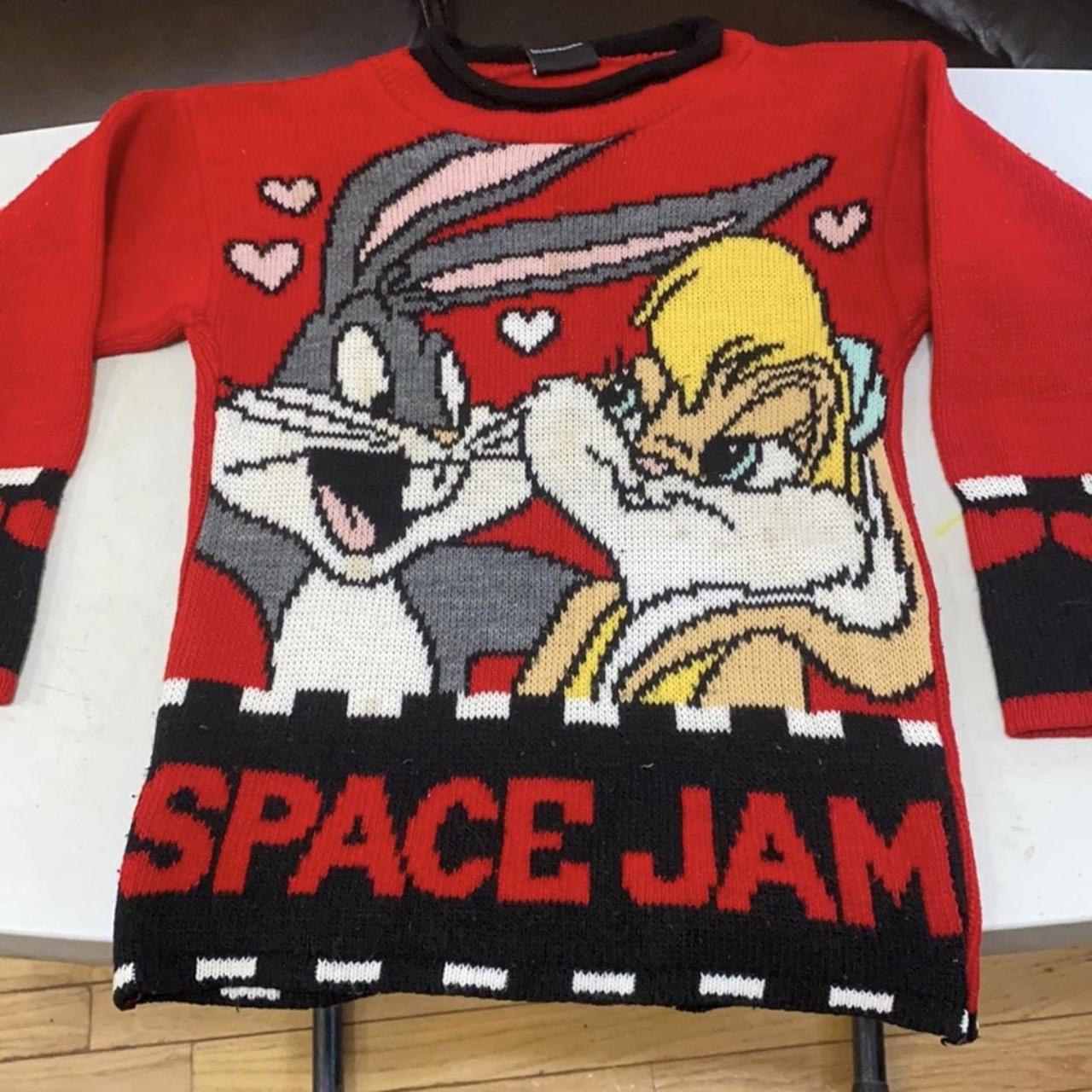 Vintage Space Jam Boys store Sweater