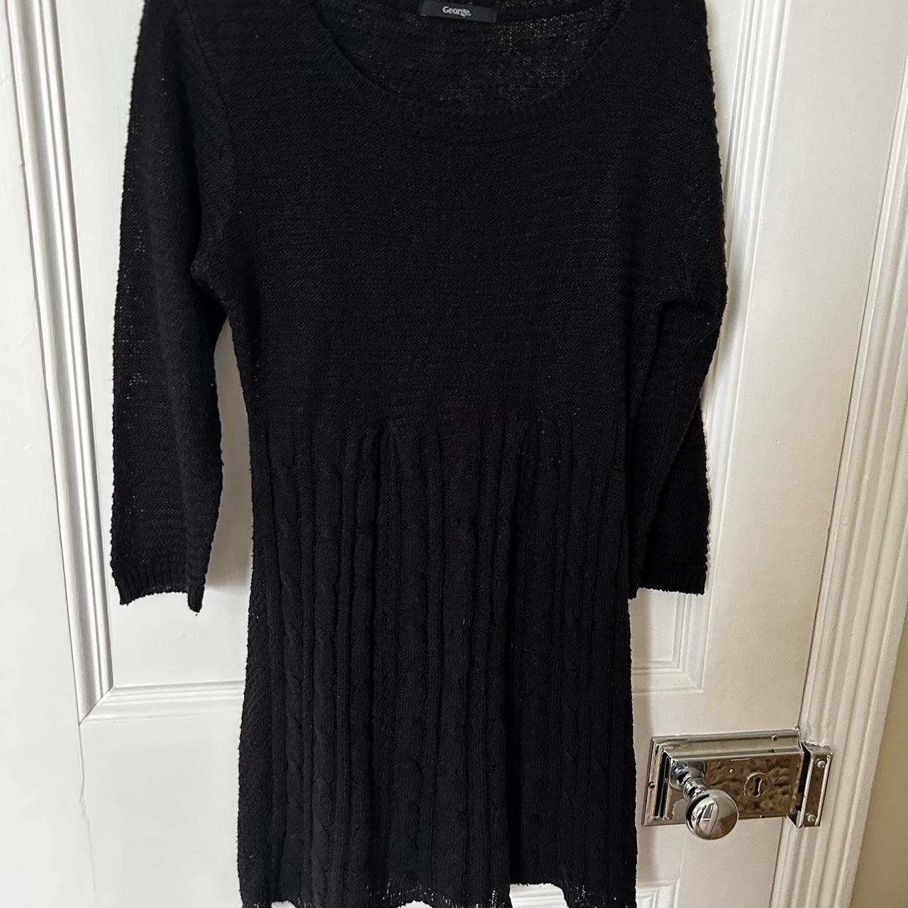 Knit winter dress knit dress Small hole in sleeve Depop