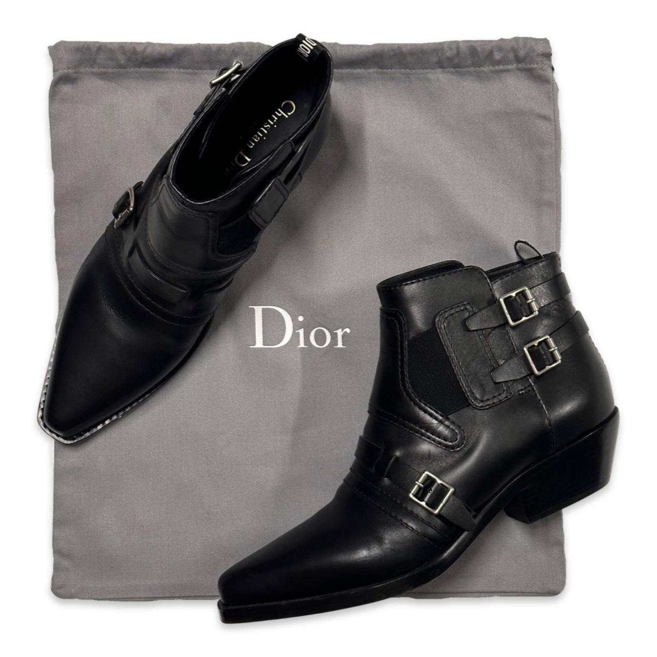 Christian dior discount black boots