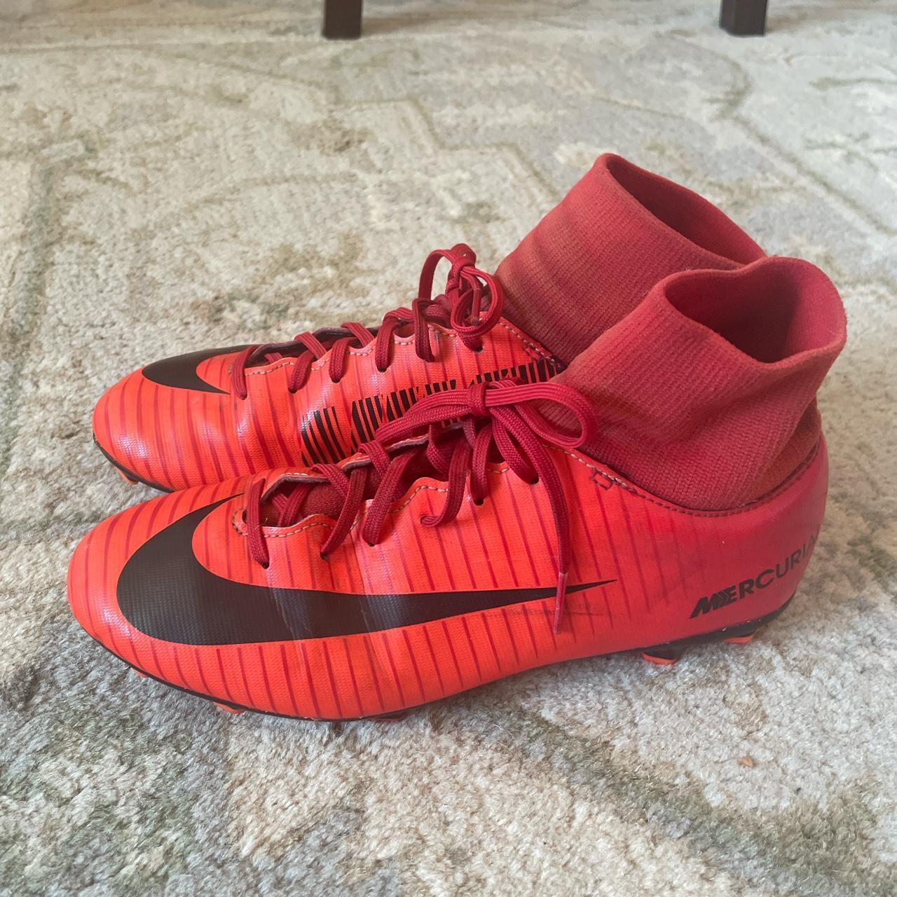 mercurial red cleats