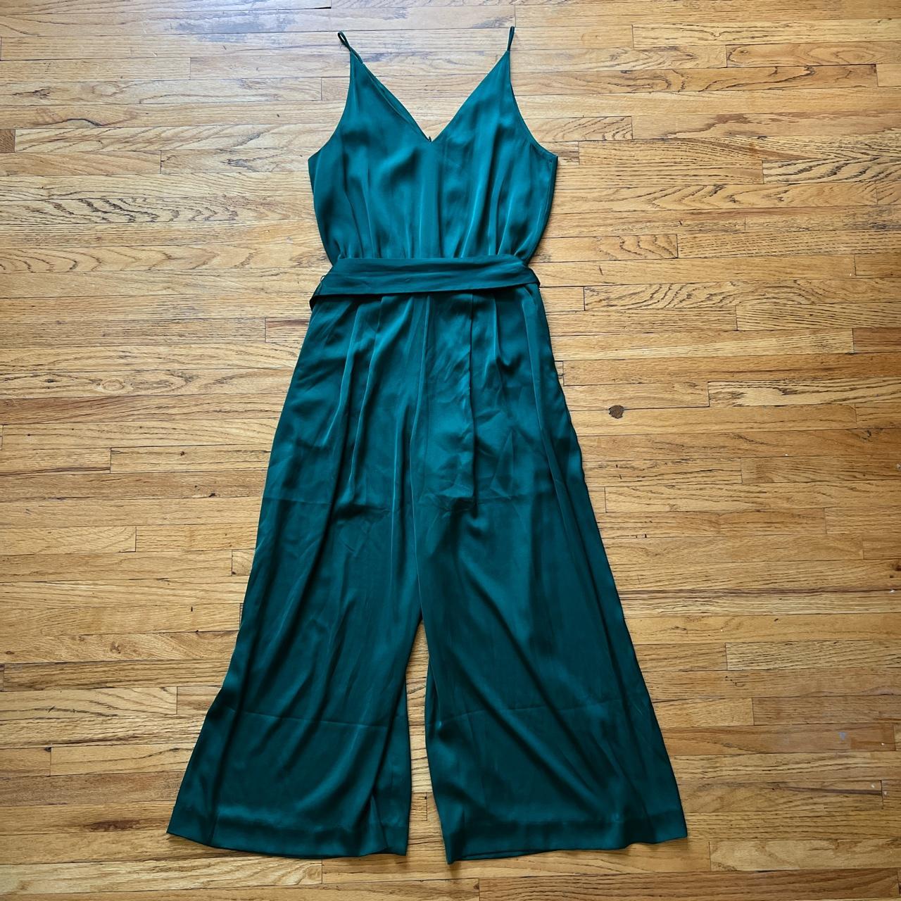 Emerald green jumpsuit h&m sale