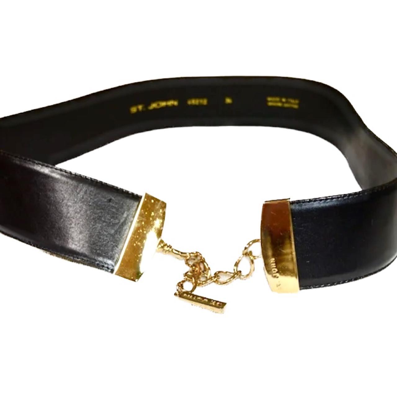 St john clearance gold chain belt