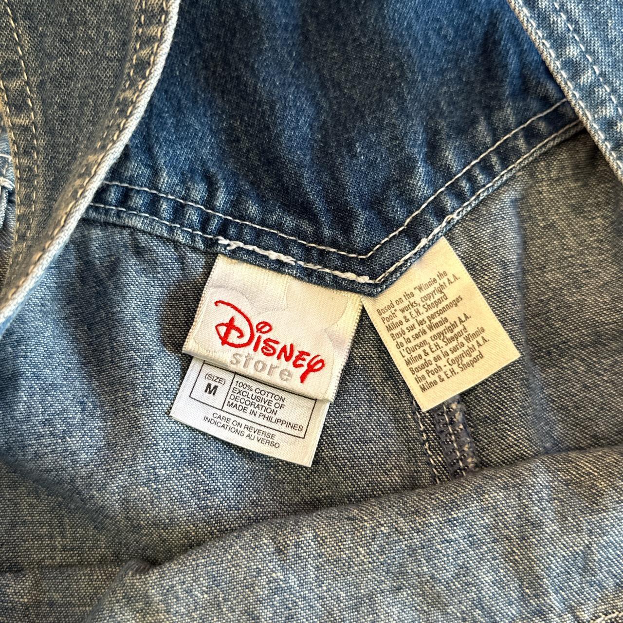 Disney Women's Blue and Pink Dungarees-overalls | Depop