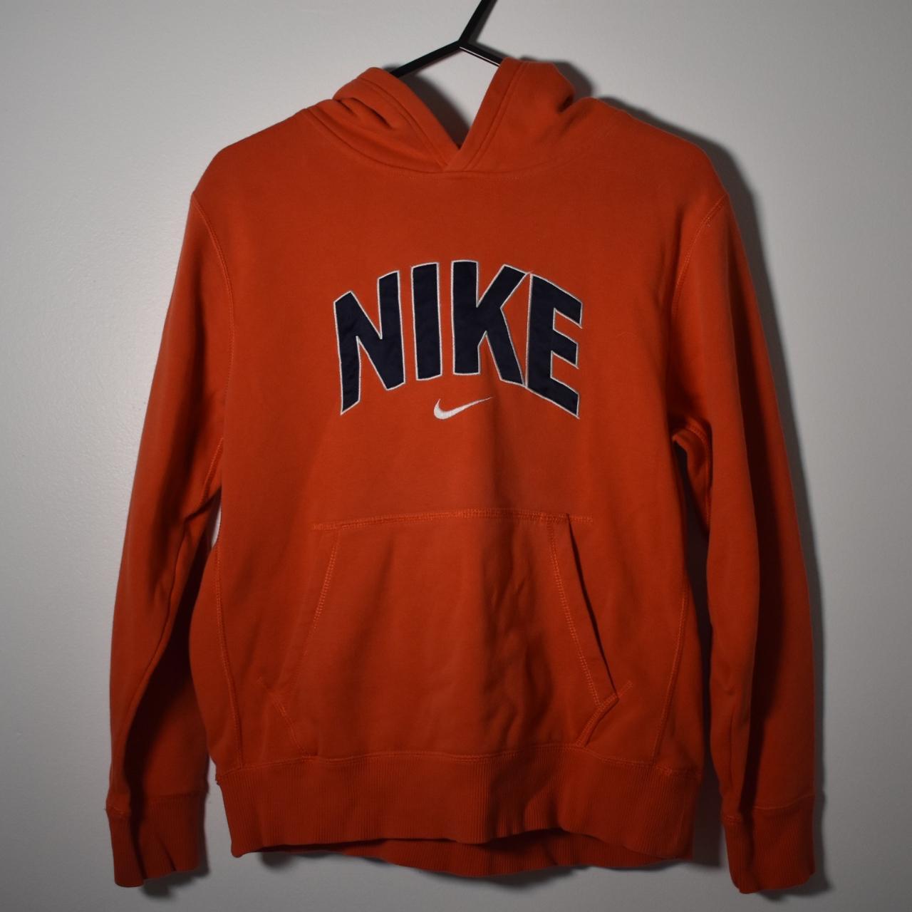 orange nike hoodie