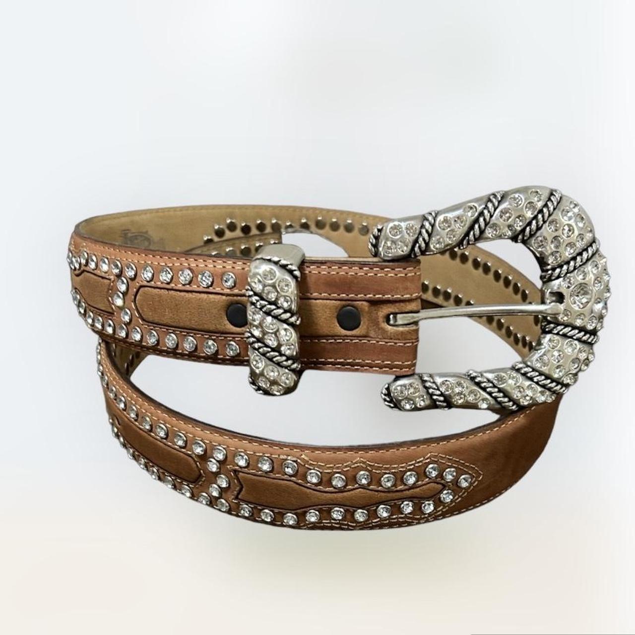 Justin Women's Western Rhinestone Cowgirl Belt,