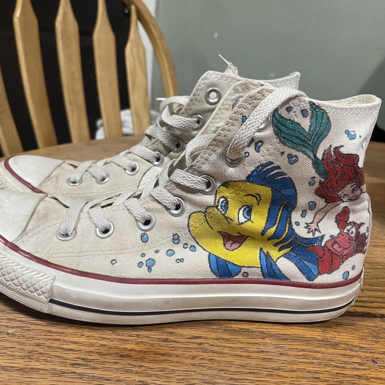 Little mermaid clearance converse