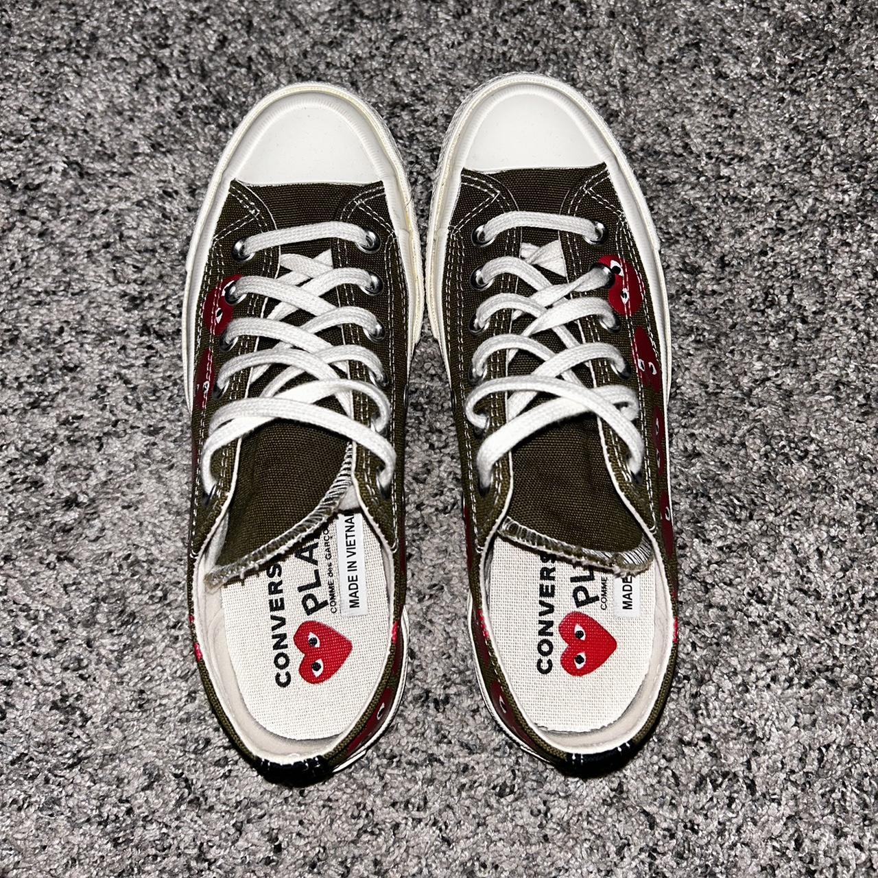 Cdg converse olive shop green