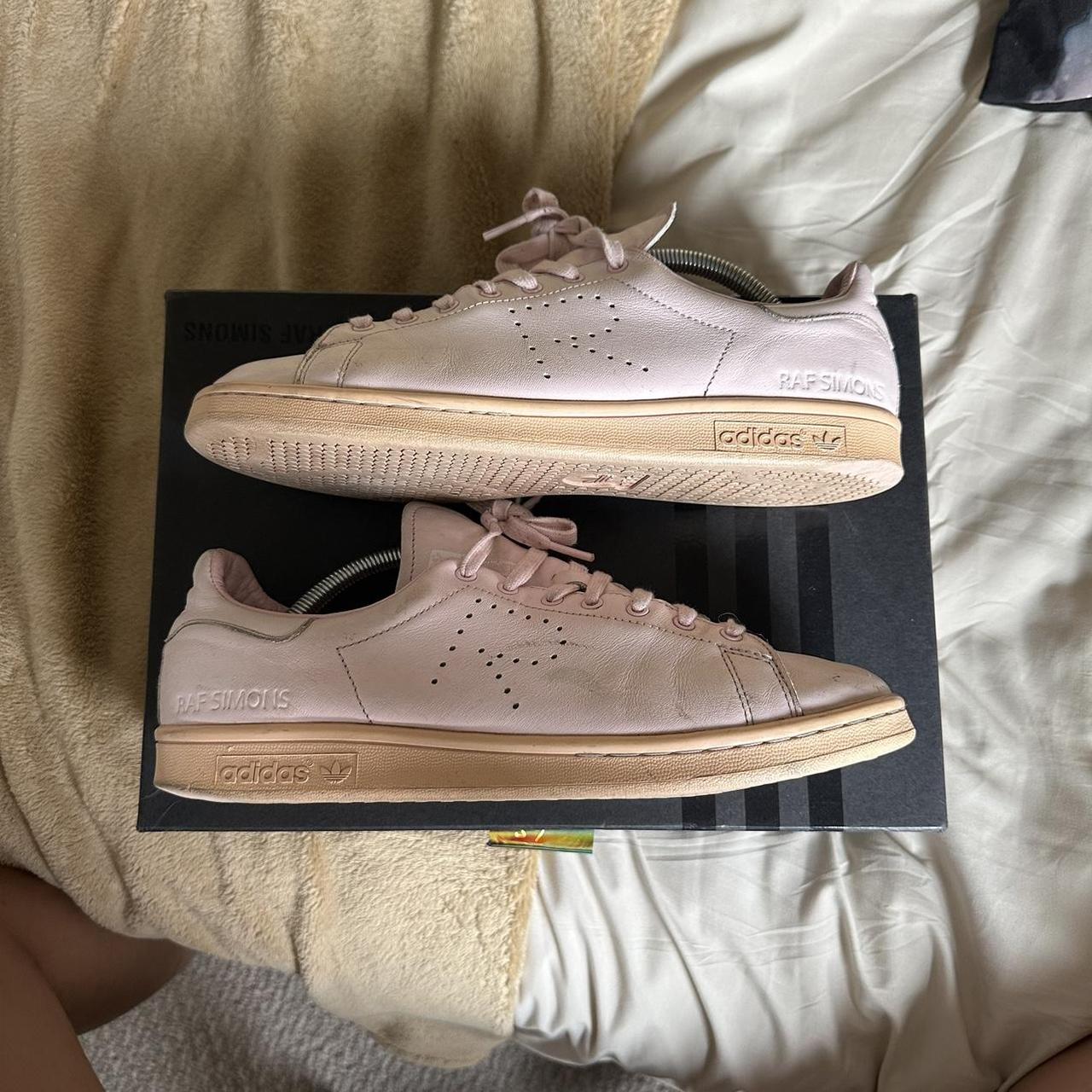 Raf x adidas stan smith pink best sale