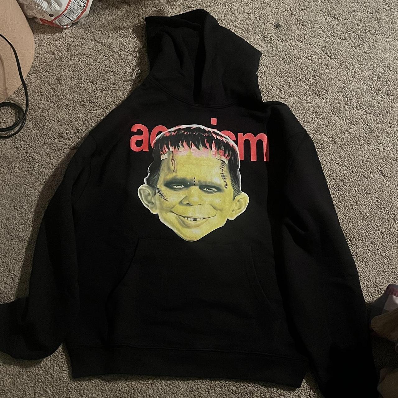 Aosuism Madd hoodie size small (fits oversized) - Depop
