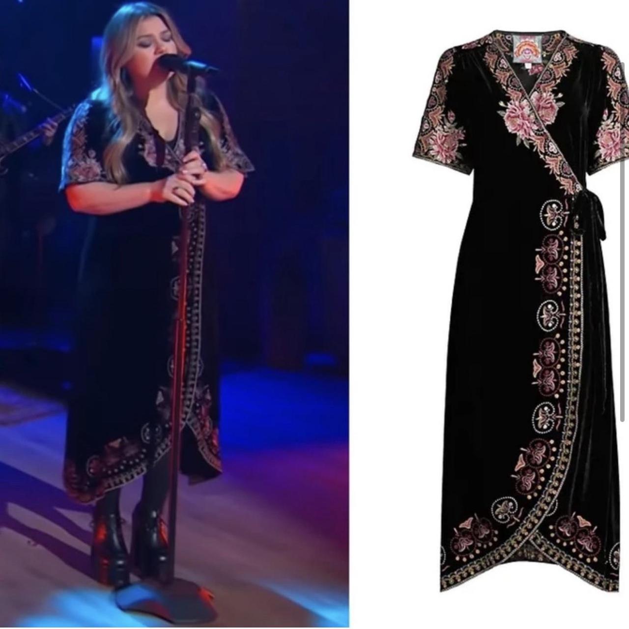 Johnny was clearance velvet wrap dress