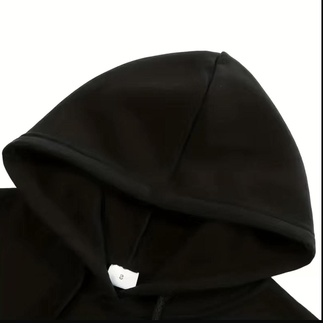 Backwood Hoodie Black 200GSM Depop