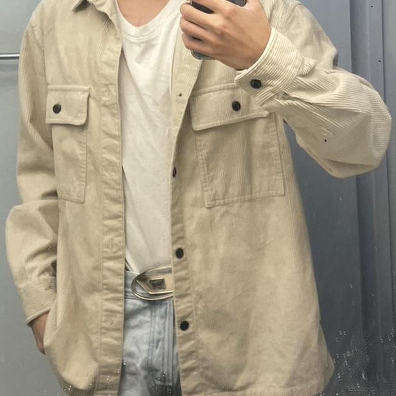 Vtg Cream Corduroy Jacket Dope cream corduroy... - Depop