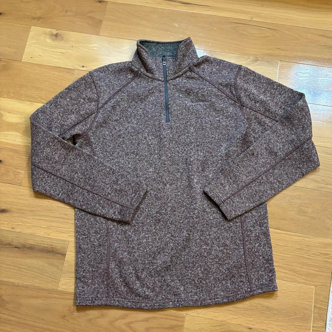 Eddie Bauer Men’s Large 1/4 Zip Pullover Fleece... - Depop