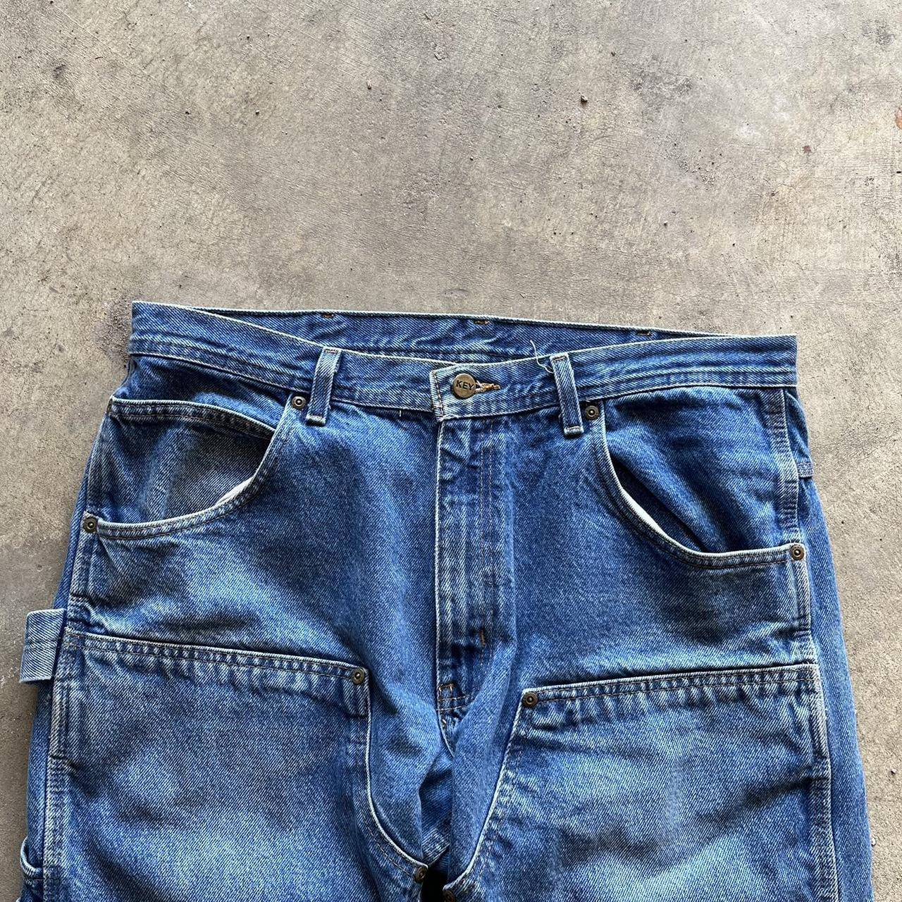 “Vintage Key Double Knee Jeans amazing jeans in... - Depop