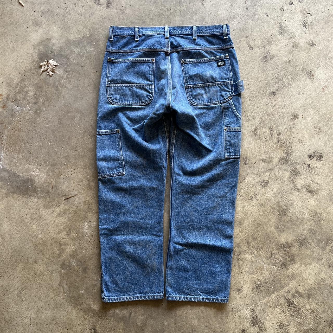 “Vintage Key Double Knee Jeans amazing jeans in... - Depop