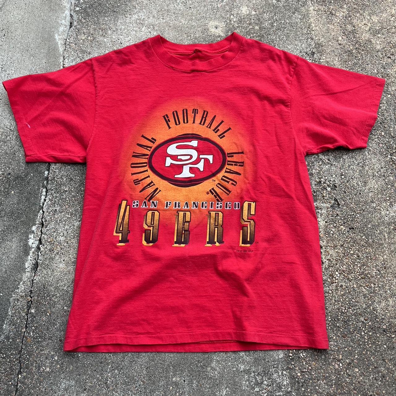 San Francisco 49s Tee, MEASUREMENTS, PIT TO PIT: