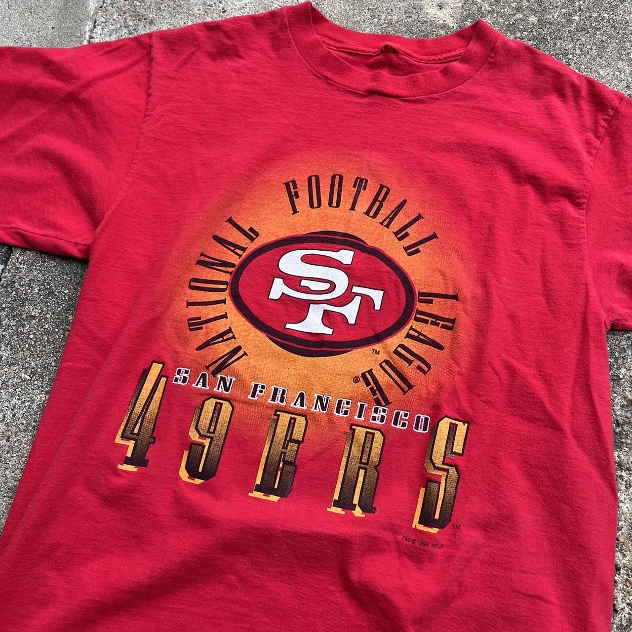 San Francisco 49s Tee MEASUREMENTS PIT TO PIT:... - Depop