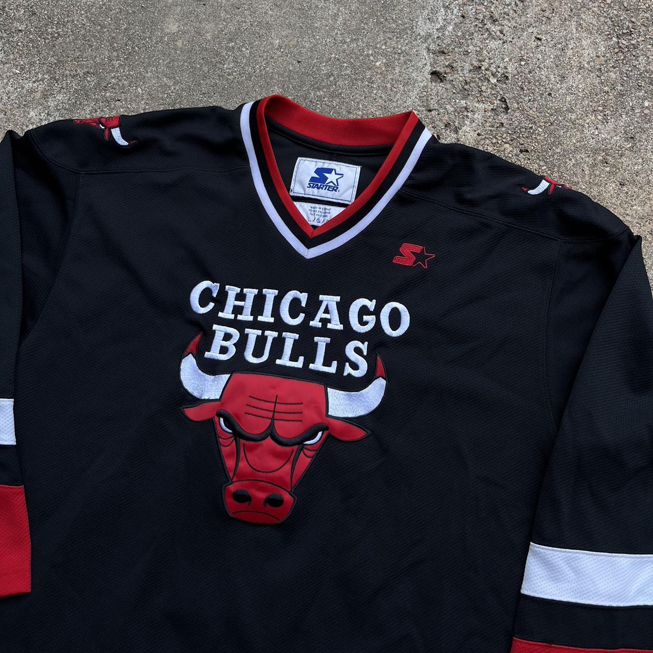 Chicago Bulls Hockey Jersey MEASUREMENTS PIT TO... - Depop