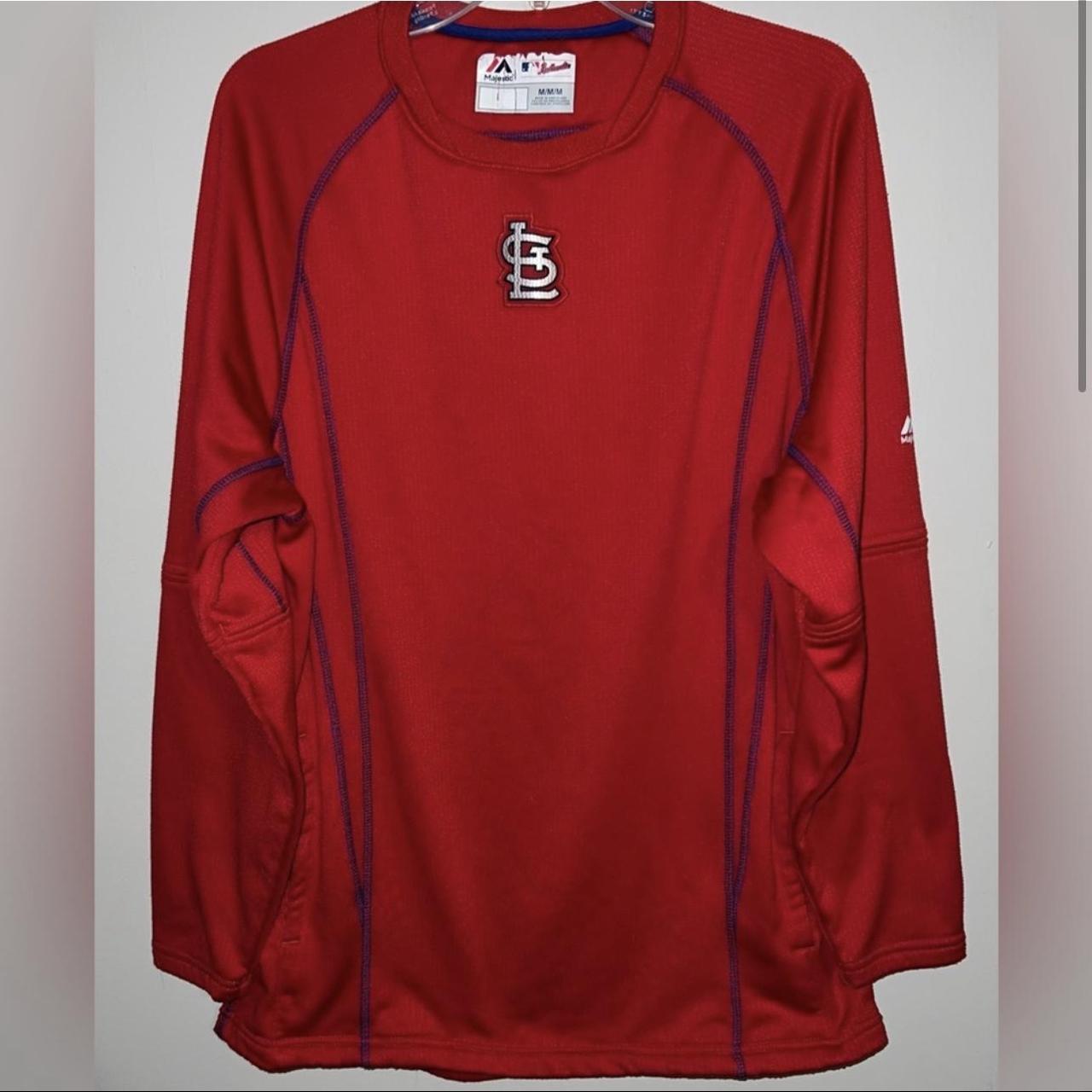 St. Louis Cardinals Majestic Pullover Sweatshirt