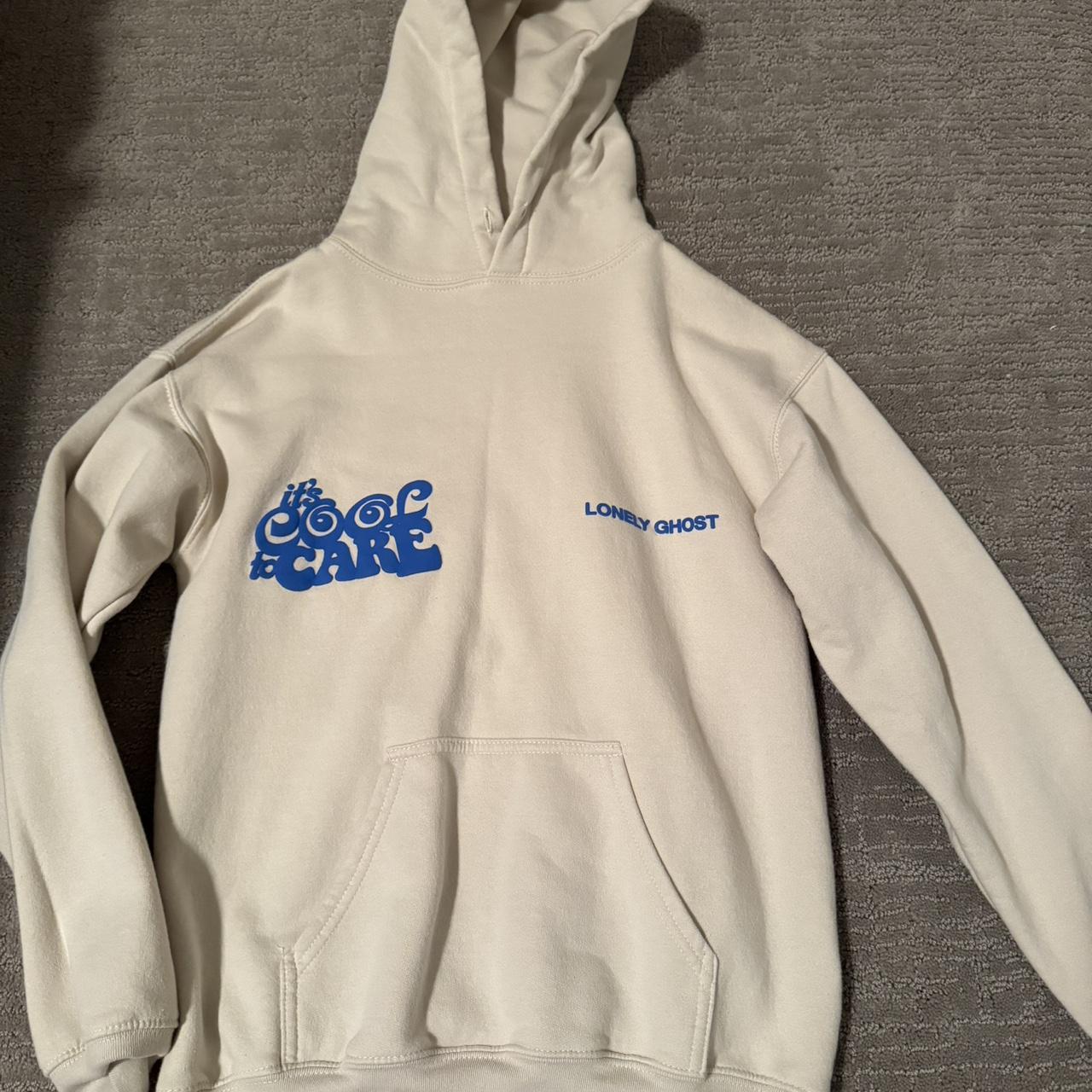 lonley ghost hoodie barley worn - Depop