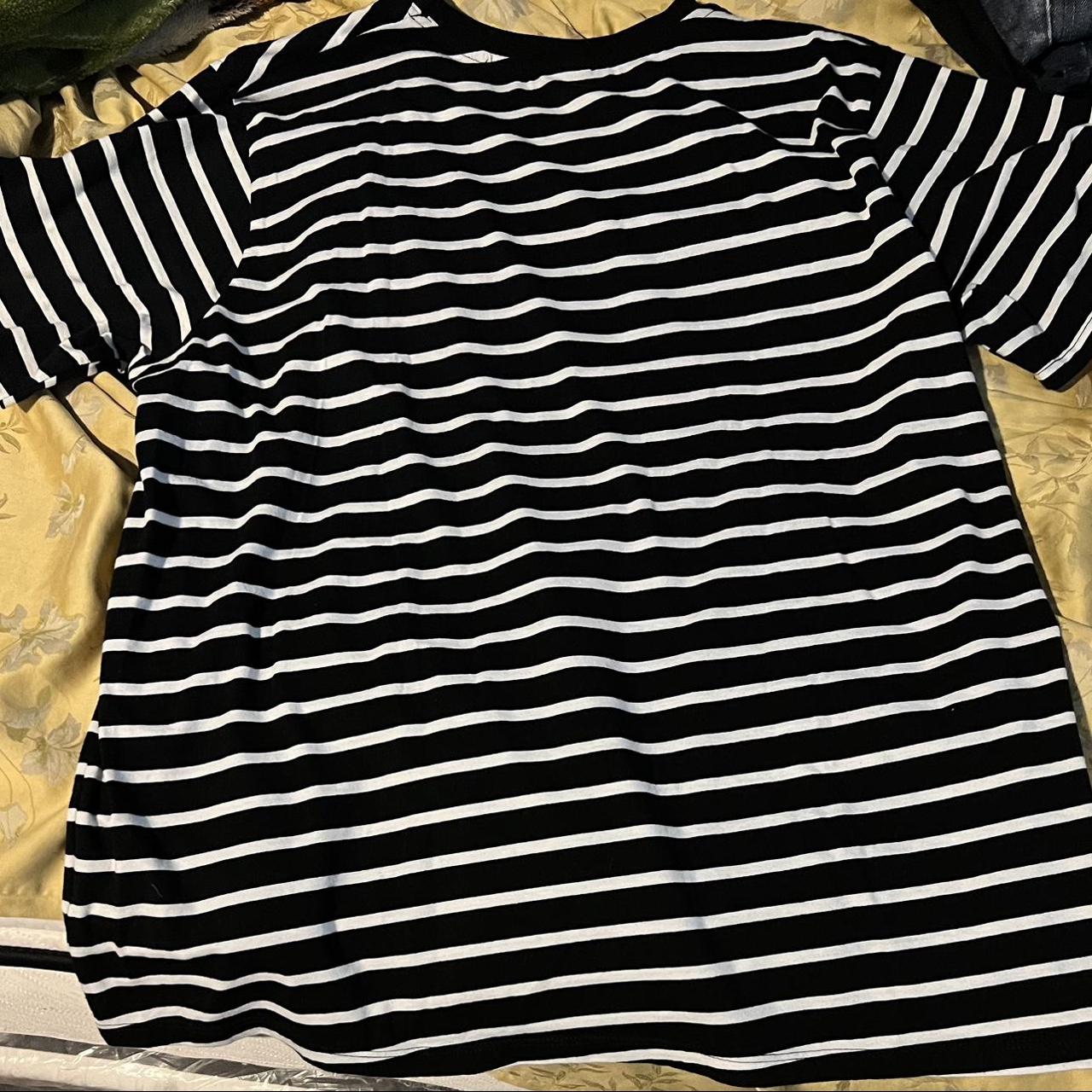 Revenge striped tee shirt. Like new only worn twice.... - Depop